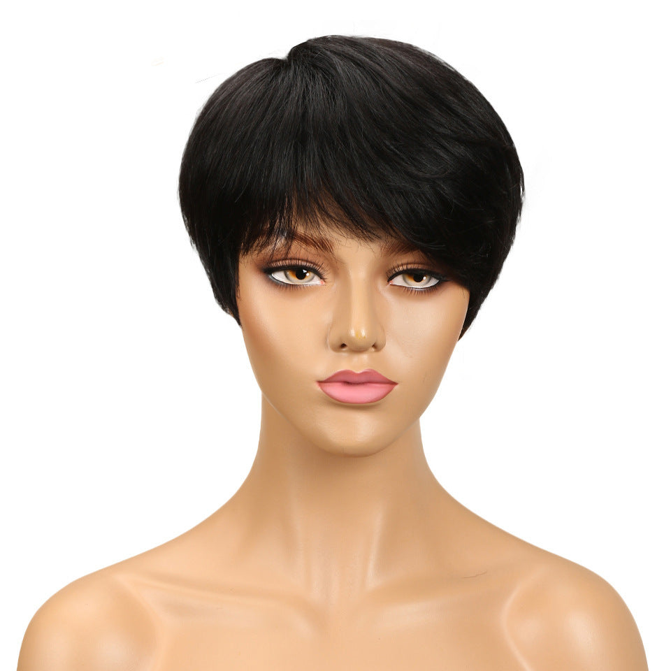 Wisaura™Black Fashion Bob Head