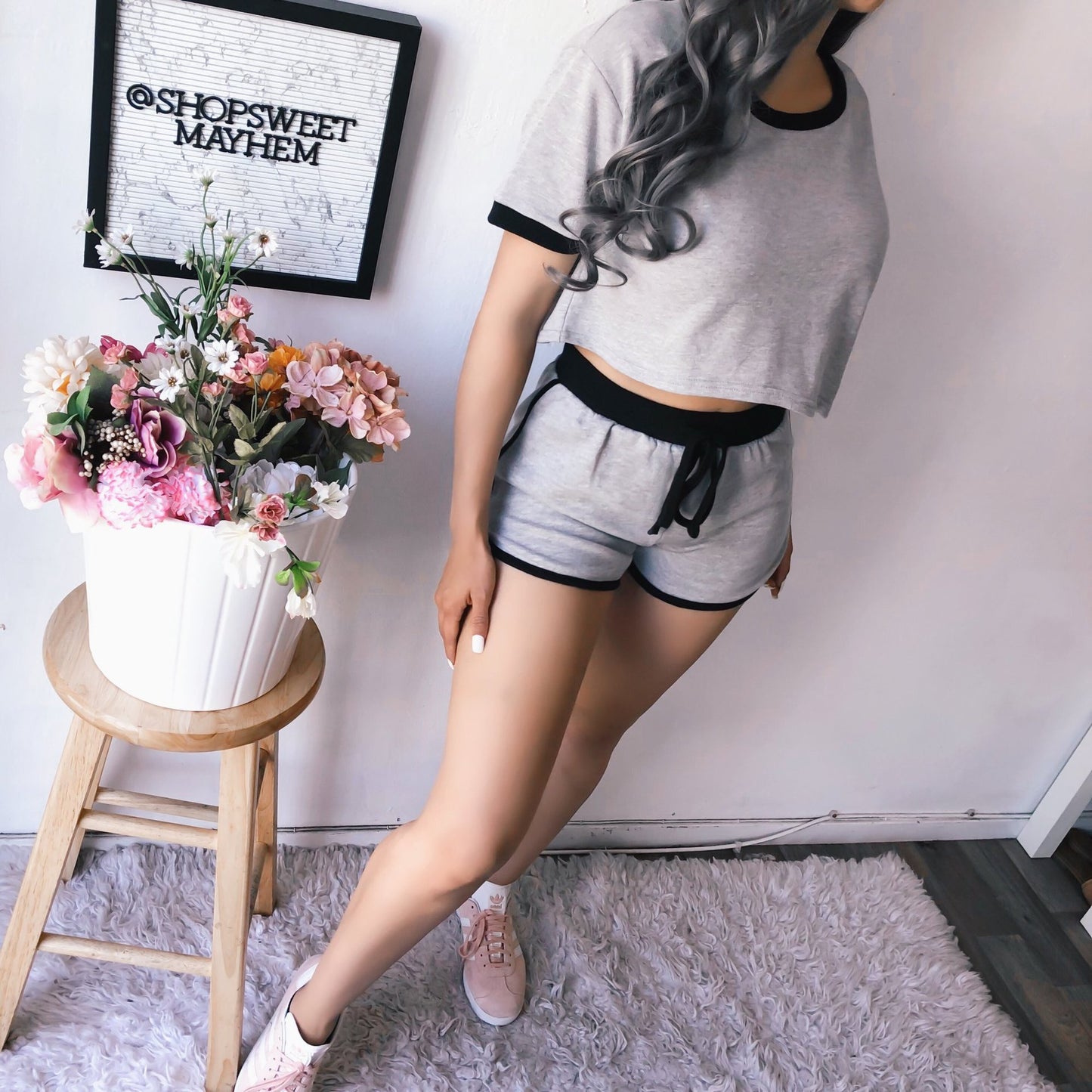 Wisaura™short casual loose lace pajamas