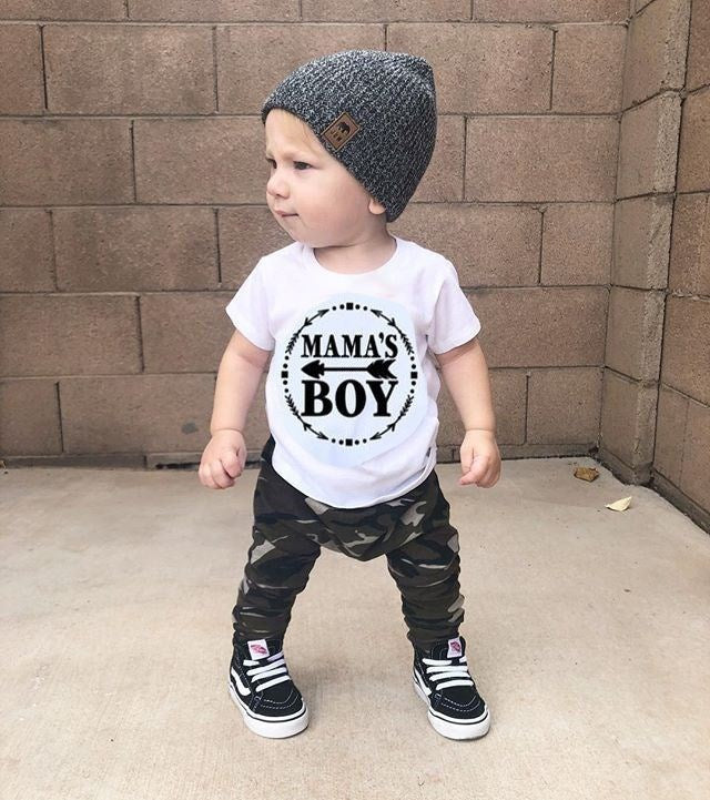 Wisaura™Summer Boy Clothes Cotton T-Shirt Pants