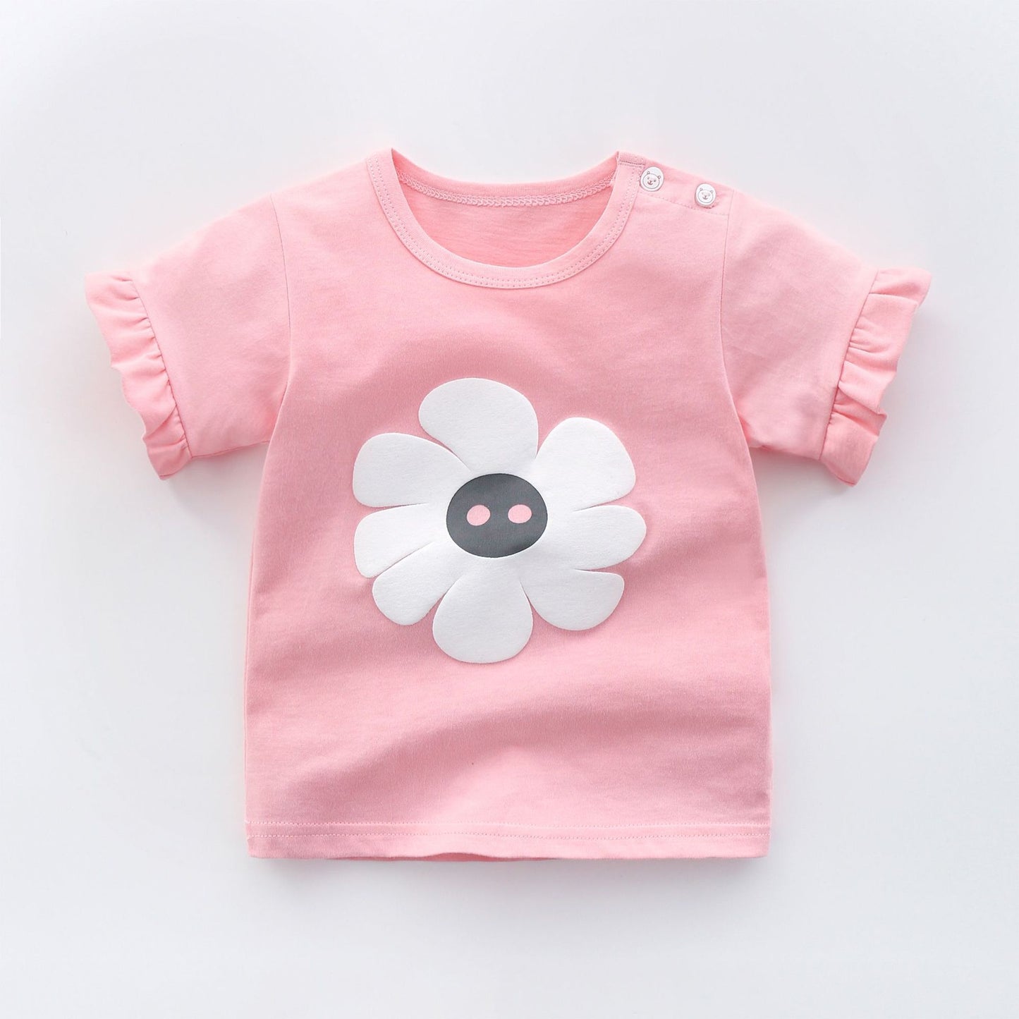 Wisaura™Summer Girl Baby Boy Bottoming Shirt