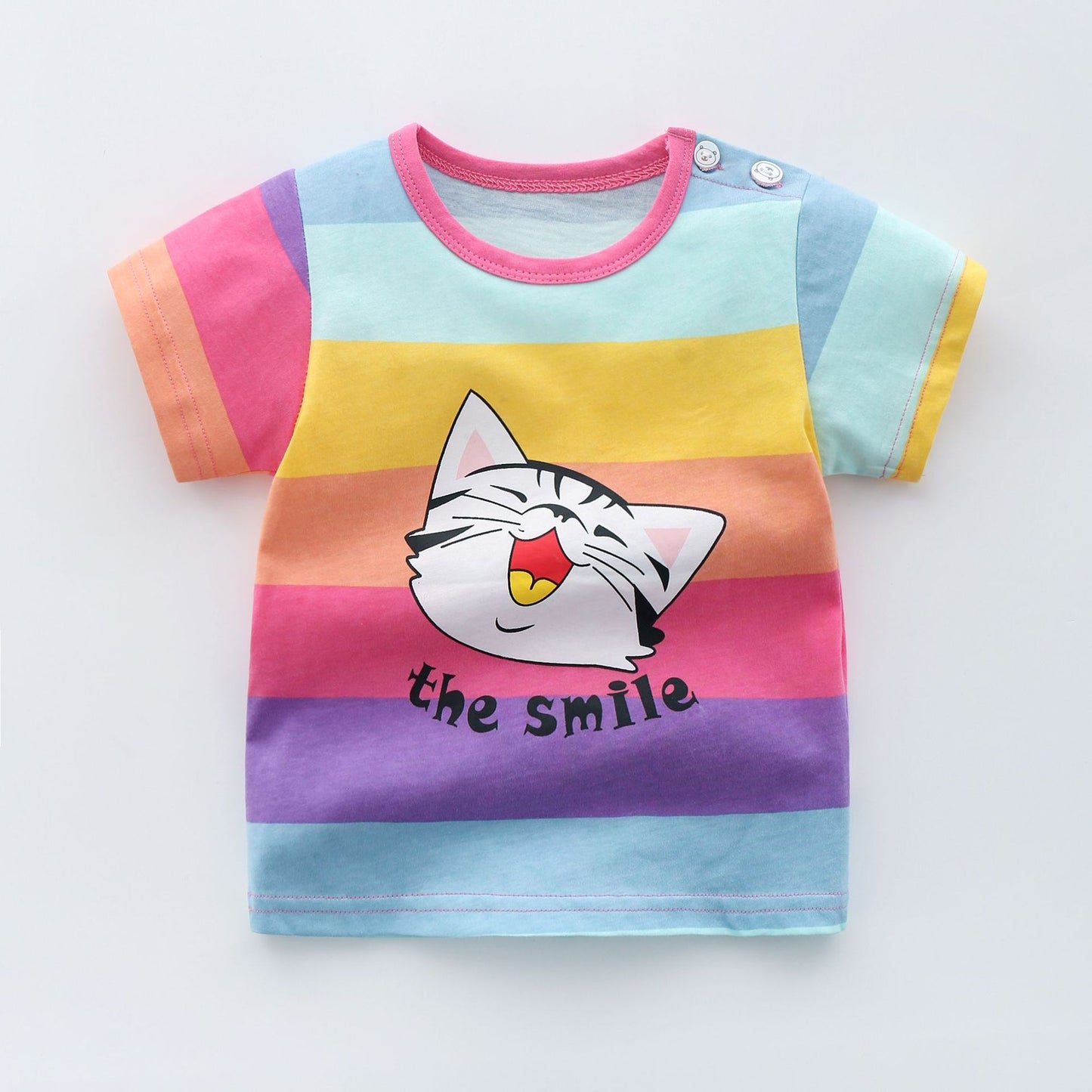 Wisaura™Summer Girl Baby Boy Bottoming Shirt
