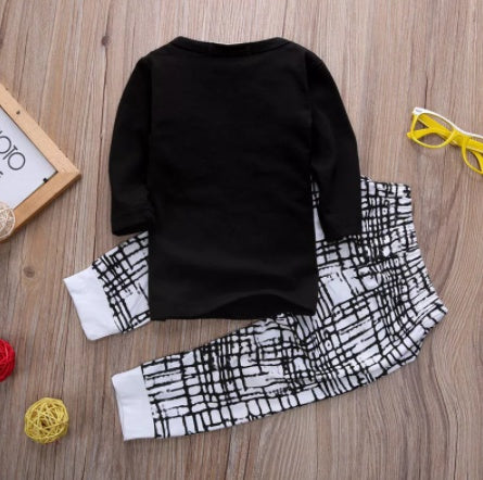 Wisaura™Two Piece Cotton Letter WILDBOY