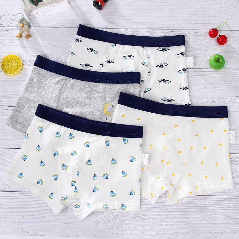 Wisaura™cotton children's boxer briefs