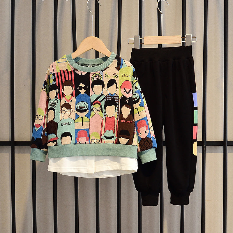 Wisaura™Cartoon Two-Piece Suit