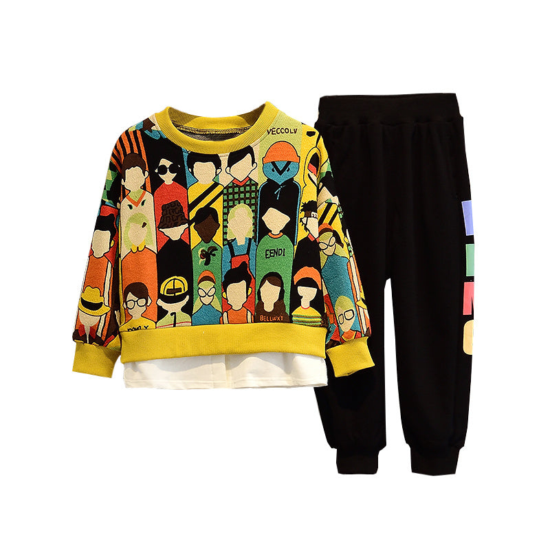 Wisaura™Cartoon Two-Piece Suit