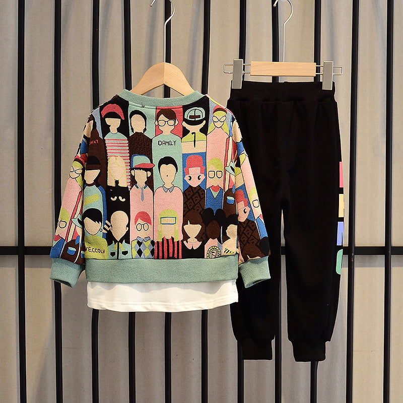 Wisaura™Cartoon Two-Piece Suit