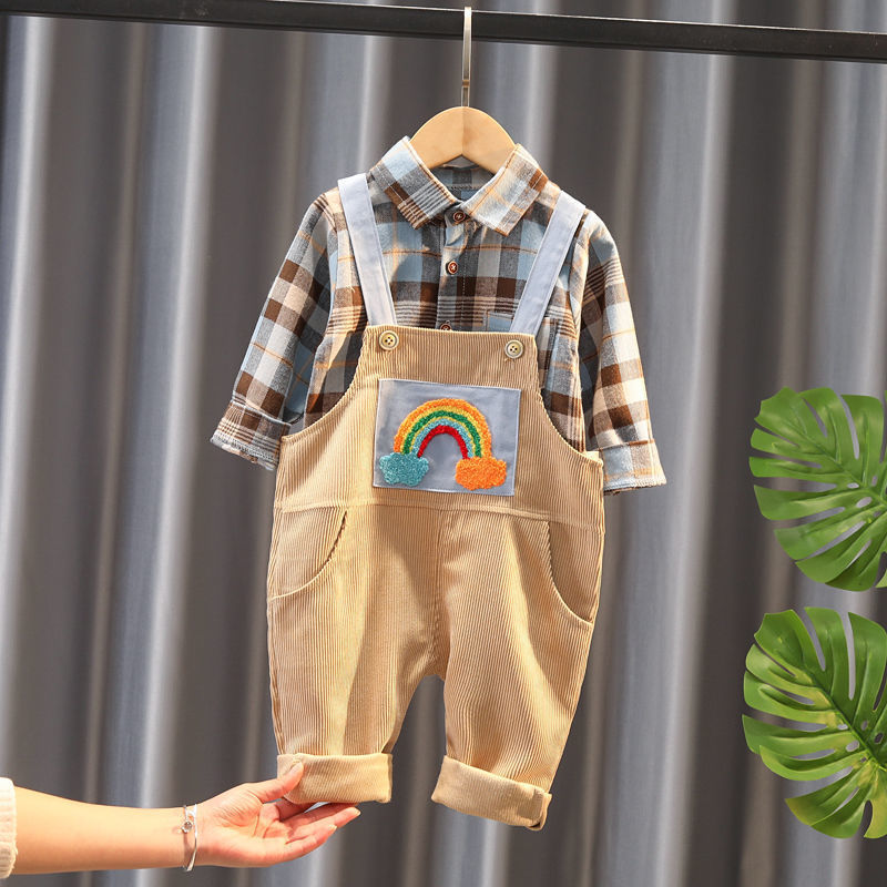 Wisaura™Boys Bib Two-piece Children's Clothing