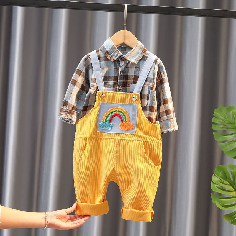 Wisaura™Boys Bib Two-piece Children's Clothing