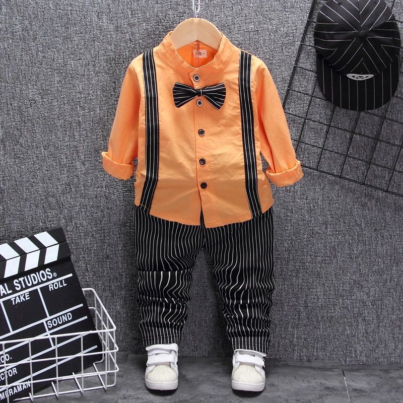Wisaura™Boys Bib Two-piece Children's Clothing