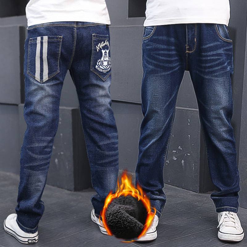 Wisaura™Warm and fleece boy jeans