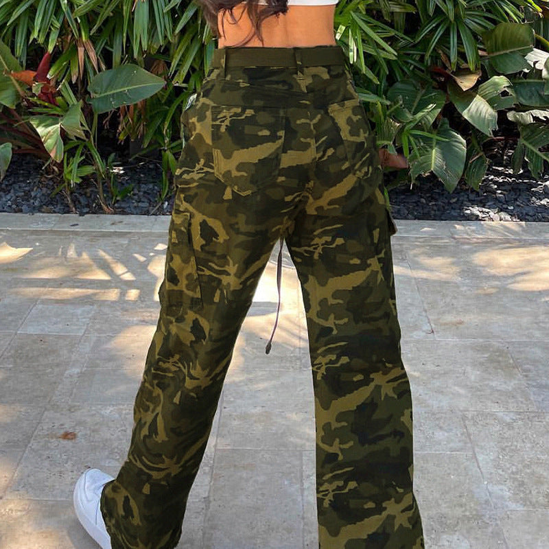 Wisaura™Denim Camouflage Overalls
