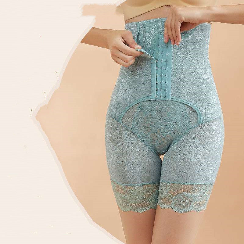 Women's High Waist Belly Buttoned Back Pull-off Panties