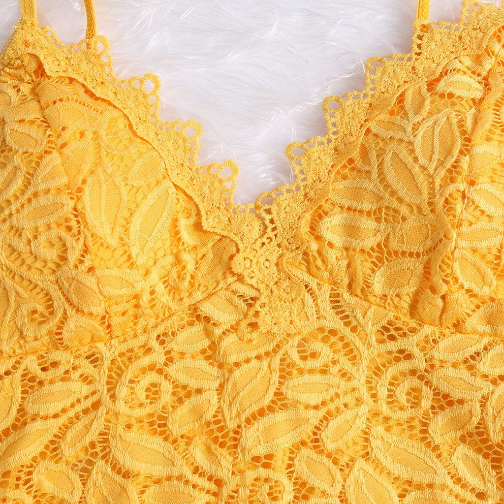 Wisaura™See-through lace sling bra