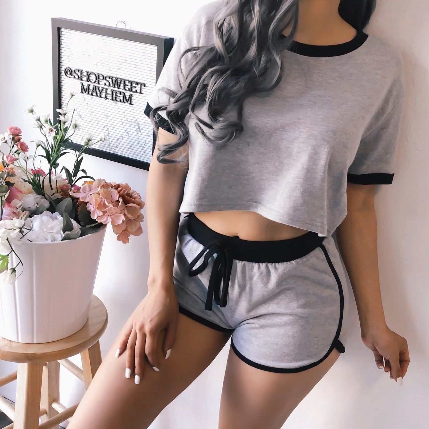 Wisaura™short casual loose lace pajamas