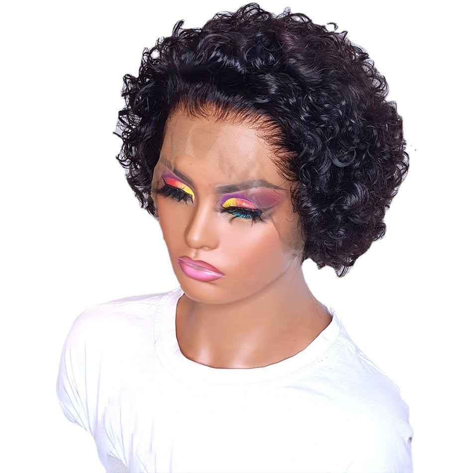 Wisaura™Cut Real Hair Front Lace Wig