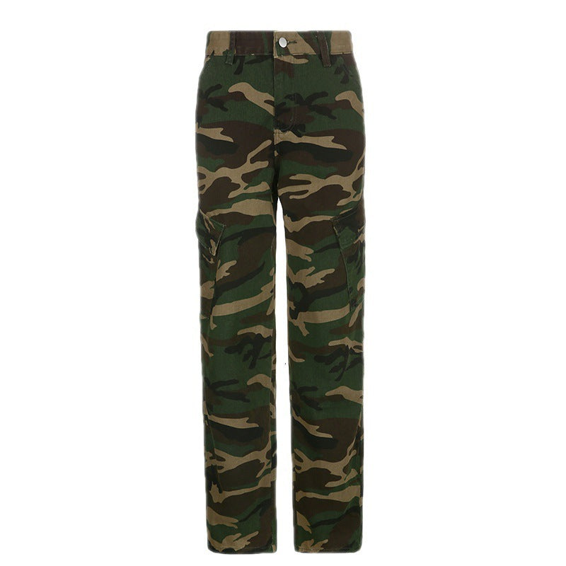 Wisaura™Denim Camouflage Overalls