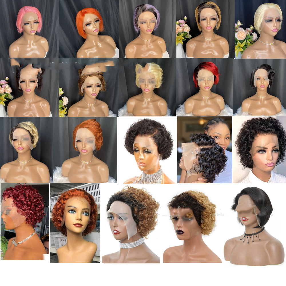 Wisaura™Cut Real Hair Front Lace Wig