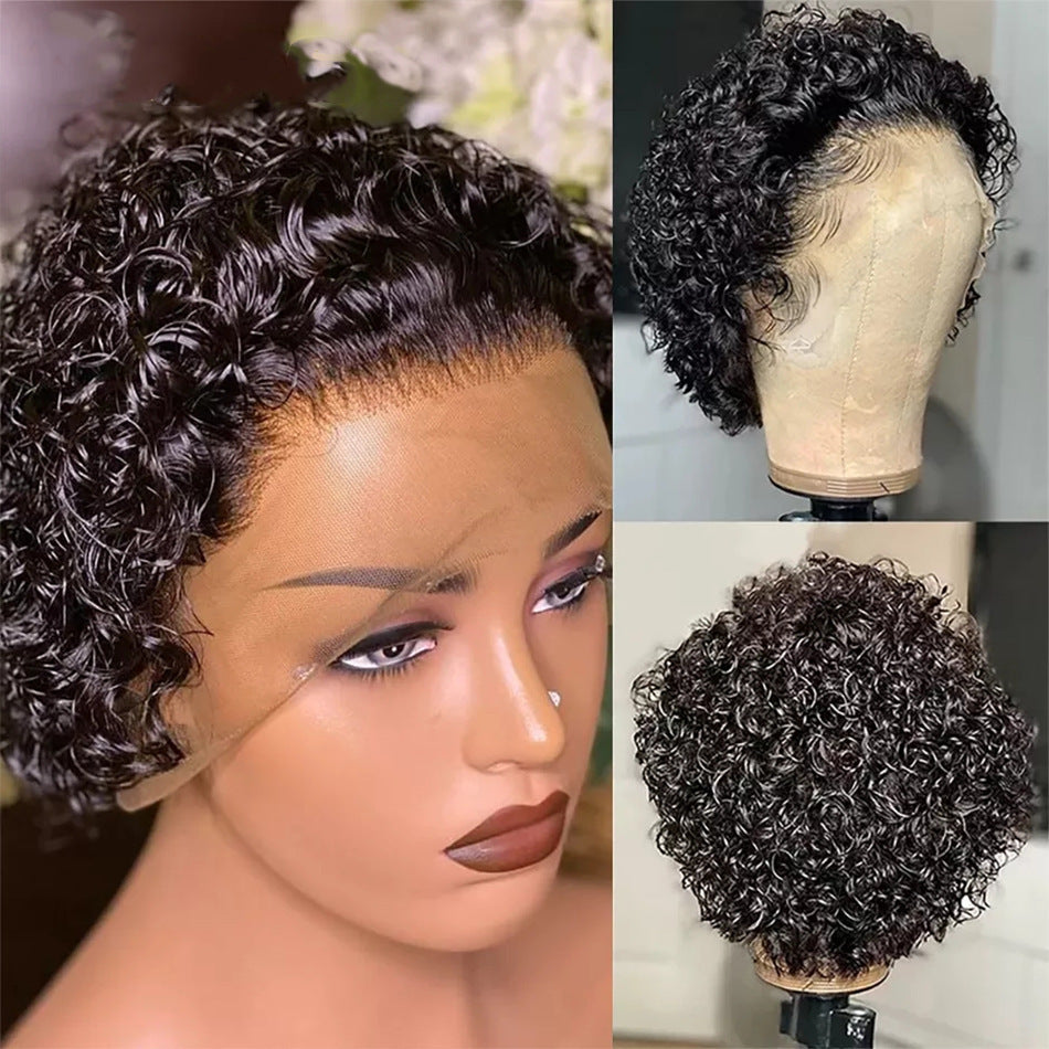 Wisaura™Cut Real Hair Front Lace Wig