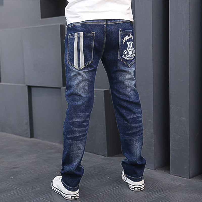 Wisaura™Warm and fleece boy jeans