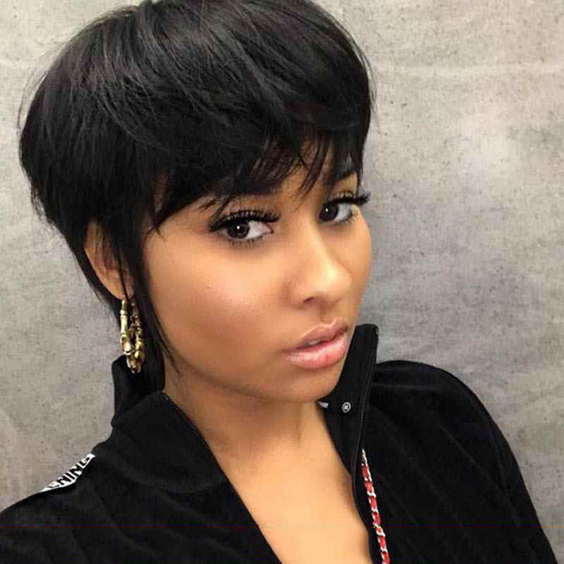 Wisaura™Black Fashion Bob Head