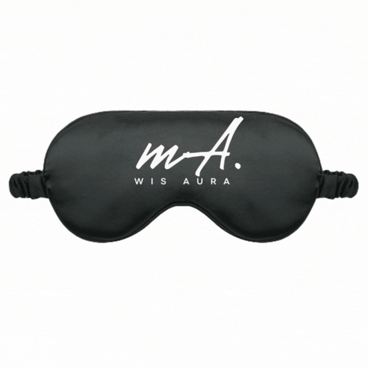 WisAura™ Premium Silk Eye Mask Straps Breathable