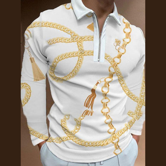WisAura™  Pattern Polo Shirt