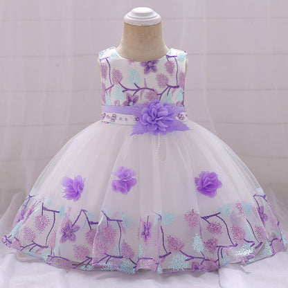 Wisaura™Lace color matching princess dress