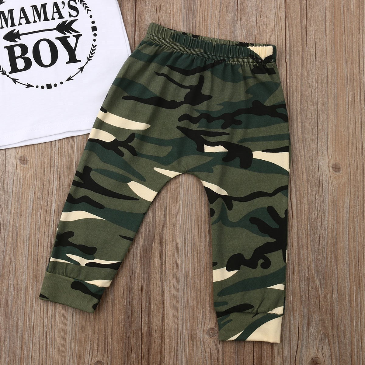 Wisaura™Summer  Boy Clothes Cotton T-Shirt Pants